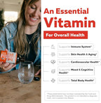 Organic Vitamin C Liquid - 250 mg | Whole Food Vitamin C Supplement from Fruit Plus Absorption Cofactors, Rutin & Citrus Bioflavonoids - Immune & Antioxidant Support, Total Health (96 Servings)