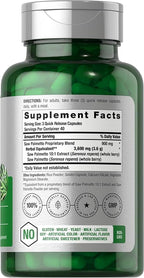 Horbäach Saw Palmetto Extract | 120 Capsules | Non-GMO and Gluten Free Formula | from Saw Palmetto Berries