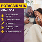 WellnessOne Ionic Potassium Supplement - Potassium Chloride Drops for Fast Absorption - Boost Immune System & Muscle Function - USA Tested, Vegan, Non-GMO, Gluten Free, Unflavored, 1.67 fl oz