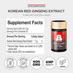 JUNG KWAN JANG Korean Red Ginseng Concentrated Extract 120g, Premium Korean Ginseng Roots, Immune System Booster, Energy Stamina, Antioxidants Healthy Memory, Blood Circulation