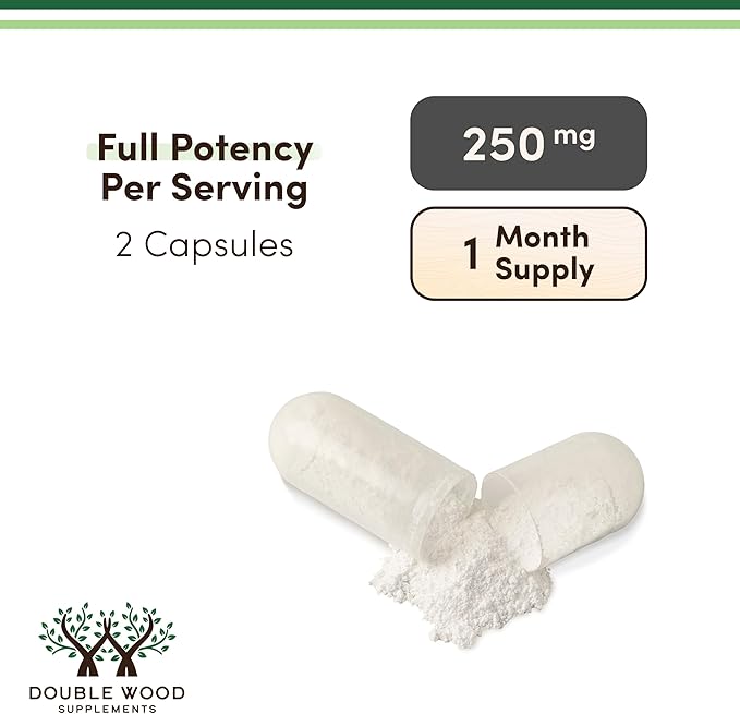 Double Wood Supplements NMN, 60 Capsules (125 mg per Capsule)