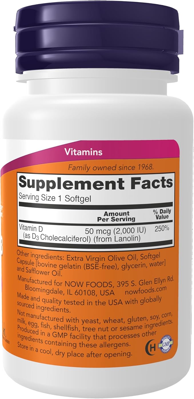 Vit D-3 2000iu 240 SGELS
