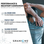 Granions Advanced Muscle Comfort - Natural Muscle Relaxer Pills Support - Quinine, Magnesium, Potassium, B Vitamins, Chamomile, CoQ10 - Immediate Muscle Relaxation and Comfort - 120 Tablet, 30 Serving