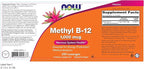 Now Supplements, Methyl B-12 (Methylcobalamin) 1,000 mcg, Nervous System Health*, 250 Lozenges