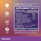 BioEmblem Probiotics for Women & Men – 55 Billion CFU | 11 Strains with Prebiotics & Postbiotics | Jerusalem Artichoke & Inulin | Digestive & Immune Support, Nutrient Absorption | Non-GMO,45 Capsules