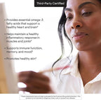 THORNE - Super EPA - Omega-3 Fish Oil Supplement with EPA & DHA from Sustainably Sourced Fish - Supports Brain, Skin, Joint & Heart Health* - Third-Party Certified - Gluten & Dairy-Free - 90 Softgels
