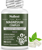 Magnesium Glycinate Chelate Complex with Albion Magnesium Bisglycinate Chelate, Vitamin B6 & BioPerine for Bone, Muscle, Natural Sleep, Nerve Function, Brain Booster | Pack 2
