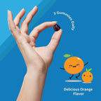 Kids Multivitamin Gummy with Iron + Probiotics for Immune Health & Digestion: Vitamins D, C, E, B, Zinc for Energy & Development, Vitamin Code, Non-GMO, Gluten-Free, 90 Orange Gummies, 30 Day Supply