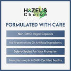 HAZEL'S Choice akkermansia probiotic – 30 Capsule Bottle – Vegan - Non-GMO - No Refrigeration Needed - No Preservatives – probiotico akkermansia – Gut-Friendly Daily Routine