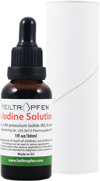 2.2% Lugol's Iodine Solution 1 Fl Oz - 30 ml | Pharmaceutical Grade Ingredients | Third-Party Tested | Lugols Solution Made with Iodine and Potassium Iodide | Heiltropfen®