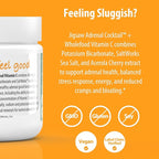 Jigsaw Health Adrenal Cocktail + Wholefood Vitamin C | with Potassium Bicarbonate, Sea Salt, and Acerola Cherry Extract | 60 Servings (Jar)