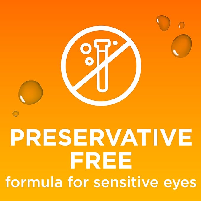 Blink Triple Care Preservative Free Lubricating Eye Drops - Clinically Proven 3-in-1 Relief for Dry Eyes with Hyaluronic Acid & Lipid Nano-Emulsion, Up to 10 Hours of Relief*
