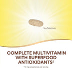 Nature’s Way Alive! Men’s 50+ Complete Multivitamin, Supports Multiple Body Systems*, Supports Cellular Energy*, High Potency B-Vitamins, Gluten-Free, 130 Tablets (Packaging May Vary)