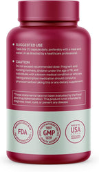 Stabilized R-Lipoic Acid 300 mg per Serving — Pure R Alpha Lipoic Acid (R-ALA) High Potency Active R Isomer Antioxidant Nerve & Metabolism Support — NSF Certified Non-GMO Vegan 60Capsule