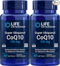 Life Extension Super Ubiquinol CoQ10 100 mg, 60 softgels (Pack of 2)