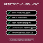 Organic Beet Root Capsules [1,300mg Superfood] – Blood Pressure Support, Nitric Oxide Supplements for Men & Women, Flow & Circulation | Beetroot Powder, Antioxidant, Brain Food | Vegan, 60 Ct