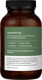 Earth Harmony Myo-Inositol & D-Chiro Inositol Supplement for Women, Ovarian & Hormone Balance for Women - Supports Normal Cycles, Fertility Supplement (120 Capsules)