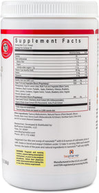 Biopharma Scientific Nanoreds: Reds Superfood Fruit & Vegetable Powder Smoothie Mix for Digestive Health & Immunity with Antioxidants, VitaminC, Elderberry, Pomegranate, Berry Flavor, 30 Servings