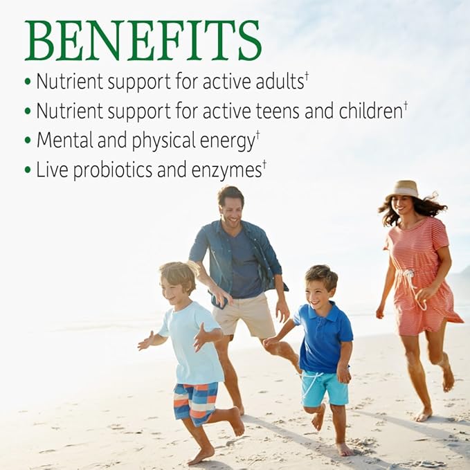 Garden of Life Multivitamin for Women, Men,Kids Age 6 & up, Vitamin Code Family Multi,120 Vegetarian Capsules, Whole Food Vitamins, Food Blend & Probiotics, Gluten Free Dietary Supplements (Pack of 2)
