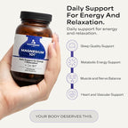 Magnesium 101 by Dave Asprey | Daily Support for Sleep, Metabolism, Relaxation, & Heart Health | 300 mg Chelated Magnesium Bisglycinate | High Absorption Magnesium | 30 Day Supply