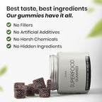 Cured 20-in-1 Superfood Multivitamin for Men & Women with Super Greens & Veggies | Vitamins/Gummy Supplement to Support Energy & Gut Health for Women & Men | 100% Vegan & All-Natural | 30 Day Supply