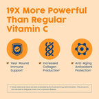 NativePath Liposomal Vitamin C 500mg with Amla Extract - High Absorption Immune Support Supplement - Orange Flavor, 30 Servings