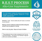 SuperV (6 Pack) Best Process AlkaIine — Energizing & Detoxifying Multivitamin — Vitamins & Minerals with Digestive Enzymes, Superfoods and Herbs