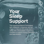 Proper, The Blues Sleep Aid – Nutrient-Dense Superfood Powder with + Melatonin, Magnesium, L-Theanine, GABA, Valerian Root & Tart Cherry – Calm Supplement for Nighttime Relaxation & Sleeping