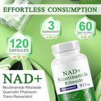 A r b c r n 240 Capsules Supplement,Nicotinamide Riboside Resveratrol 910mg for Men and Women, NR Supplement for Energy Anti-Aging Focus