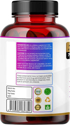 Humming Herbs Apigenin 504mg 6-in-1 Brain & Wellness Supplement with L-Theanine, Bacopa, Magnesium, Vitamin B6, Piper Nigrum – 90 Vegan Capsules