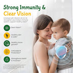 Kiddivit Baby Vitamin A&D Liquid Drops with Vitamin E – Gentle Immune & Vision Support Supplement – 60 Daily Servings, Dropper Included, Glass Bottle – Sugar Free, Gluten Free, Vegetarian, 2oz