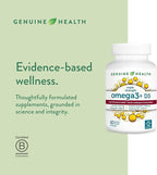 GENUINE HEALTH Triple Strength D3 Omega3, 60 CT