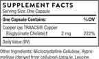 THORNE - Trace Minerals Bundle - Zinc Picolinate and Copper Bisglycinate - Essentials for Wellness - 60 Servings