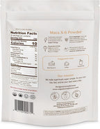 Organic Traditions Maca X 6 Powder, Maca Root Black Red and Yellow, Traditionally Used in Peru for Vitality and Daily Energy, Concentrated Superfood for Daily Wellnes for Men and Women, 150g / 5.3oz
