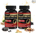 2 Pack Shilajit for Men Women, Shilajit w/Vitamin D3 K2, Shilajits for Men w/Fulvic Acid Ashwagandha, Shilajits for Extra Power Stamina Immune Support, Non-GMO Made in US 60 Capsules