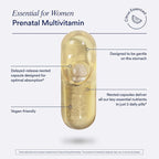 Ritual Prenatal Multivitamin For Women - Key Essential Vitamins and Minerals To Support Mom and Baby During Pregnancy* - Folate, Choline, Omega-3 DHA, Iron - Vegan - Citrus - 60 Capsules - 30 Servings