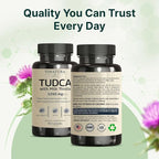 VINATURA TUDCA Milk Thistle 1250mg - Tudca Supplement, Tudca Bile Salts, Liver Support, Gallbladder Supplements *USA Made and Tested* Bile Salts Supplement - 90 Capsules