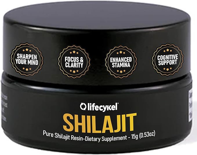 Lifecykel Pure Shilajit Resin – 15g | Wild-Harvested, Mineral-Rich Shilajit Supplement for Strength | Third-Party Tested, Premium Quality | Natural Flavouring