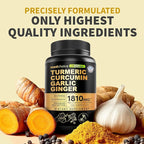 Liposomal Turmeric - High-Absorption Curcumin Supplements, Non-GMO Blend for Digestive Comfort & Daily Support - Organic Turmeric Supplement with Black Pepper (120ct, Pack of 3)