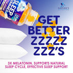 Melatonin Sleep Gummies - 6mg Per Serving - Sugar-Free Sleep Support Melatonin Gummy for Adults - Extra Strength Sleeping Gummy Supplement - Supports Restful Sleep - Tasty Orange Flavor - 120 Gummies