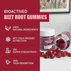 M inch Beet Root Gummies & Quercetin Gummies - Blood* Pressure Support & Immune Support