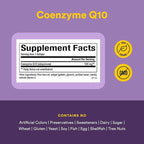 Natural Factors Coenzyme Q10 - Antioxidant Support Supplement Supports Cellular Energy Production - Better Absorption Aids Healthy Heart Function - 100 mg, 120 Softgels (120 Servings)
