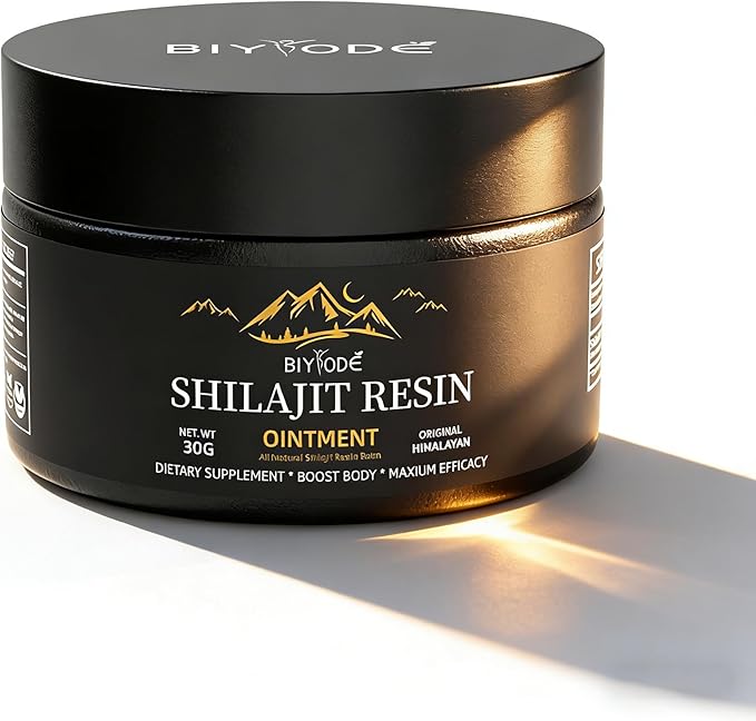 Himalayan Pure Shilajit Resin 600mg 50 Servings with Fulvic Acid & 85+ Trace Minerals Vegan Non-GMO Energy Supplement for Men & Women Ancient Ayurvedic Formula