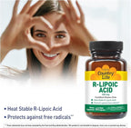 Country Life R-Alpha Lipoic Acid Complex 300mg - Alpha-Lipoic Acid 270mg & R-Lipoic Acid 30mg - Antioxidant Support - No Yeast, Corn, Wheat, Soy, Gluten, Milk - Alpha Lipoic Acid Supplement