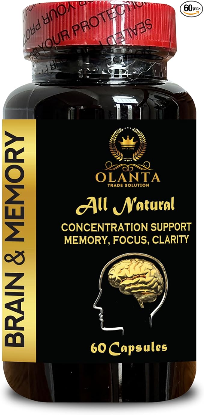 Mind Matrix Memory & Clarity Formula - Brain Focus & Mental Performance Support with Natural Ingredients Like St. John's Wort & Alpha-GPC - 1 Bottle