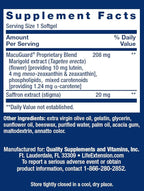 Life Extension MacuGuard Ocular Support with Saffron, 100 softgels