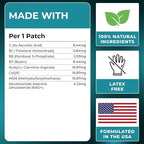 VIORY NAD Patches for Women & Men | NAD+ Patch for Energy & Healthy Aging | with CoQ10 & Nicotinamide | 60 Day Supply