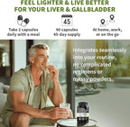 Milk Thistle Supplement w/ NAC, Artichoke & Dandelion – Liver Support Supplement & Gallbladder Supplements in One – Liver Detox – Milk Thistle & Liver Care Supplements – 90 Vegan Capsules, (Pack of 4)
