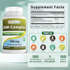 Best Naturals DIM Complex 100 mg 120 Capsules (120 Count (Pack of 3))