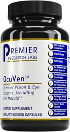 Premier Research Labs OcuVen - Lutein and Zeaxanthin Supplement, Eye Vitamins, Eye Health Supplements for Adults & Seniors, Vision Supplements, Macular Health, Eye Care - 60 Vegetarian Capsules